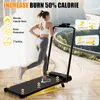 Klappbares Laufbänder – 3-in-1-Laufband mit 7 % Steigung – Walking Pad 1–8 km/h einstellbar – Lauffläche 38,5 x 90 cm - 2.5 ps Laufpad bis 130 kg – Bild 3