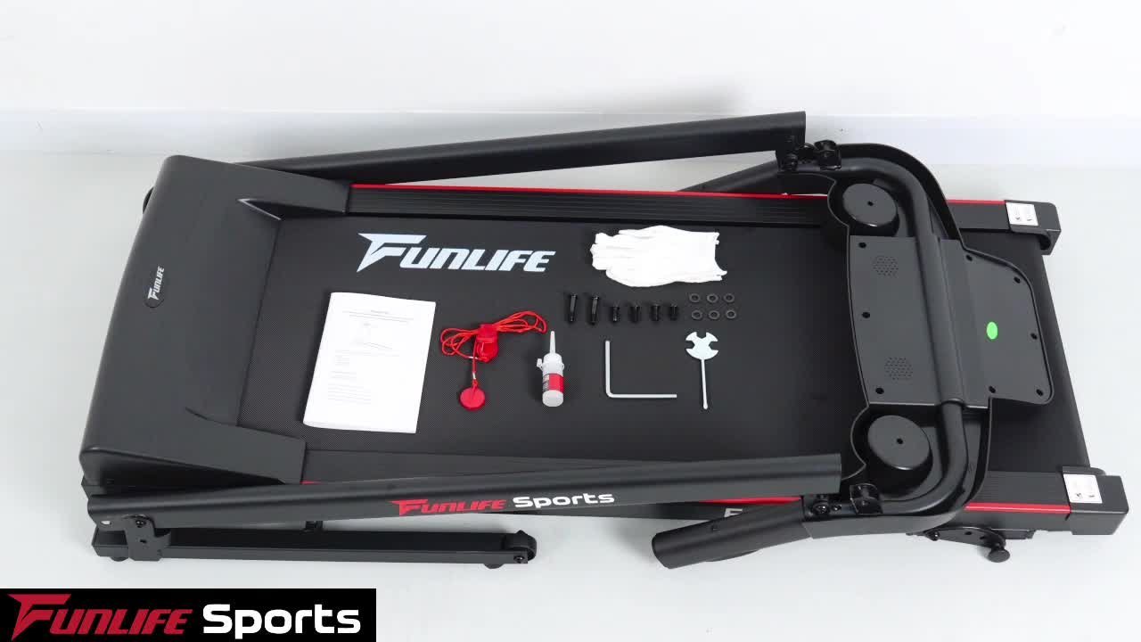 FunLife F50 klappbares Laufband – leise 2.5PS Motor, 3-Stufen Steigung, App & Bluetooth, große Lauffläche mit Luftdämpfung – perfekt für Zuhause & Fit – Bild 7