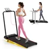 Klappbares Laufbänder – 3-in-1-Laufband mit 7 % Steigung – Walking Pad 1–8 km/h einstellbar – Lauffläche 38,5 x 90 cm - 2.5 ps Laufpad bis 130 kg