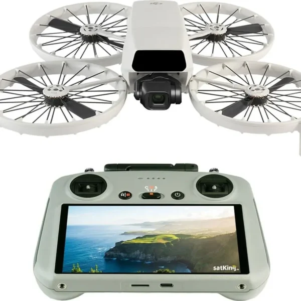 DJI Flip, 4 Rotoren, 48 MP, 3840 x 2160 Pixel, 16 m/s, 3110 mAh, Schwarz, Weiß