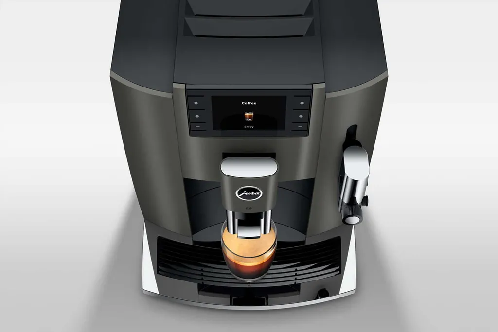 Jura E8 Kaffee-Vollautomat (EC) Dark Inox (15583) – Bild 2