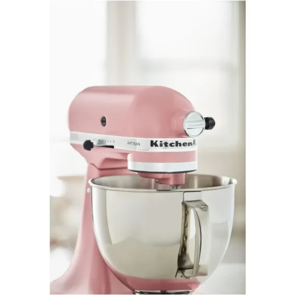 Multifunktionale Küchenmaschine – KITCHEN AID – ARTISAN – Puderrosa – 4,8 Liter – 1000 Watt – Bild 2