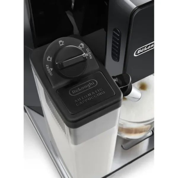 Kaffeemaschine mit Mahlwerk – DELONGHI – ECAM 44.660.B – 1450 W – 400 g Bohnen – Schwarz – Bild 2