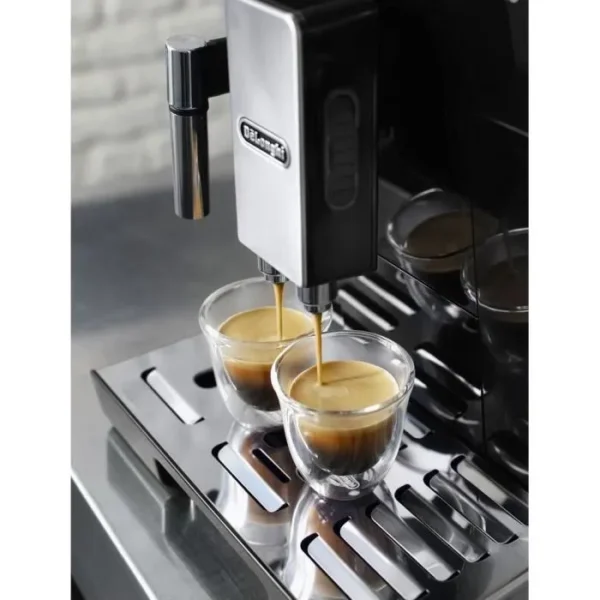 Kaffeemaschine mit Mahlwerk – DELONGHI – ECAM 44.660.B – 1450 W – 400 g Bohnen – Schwarz – Bild 3