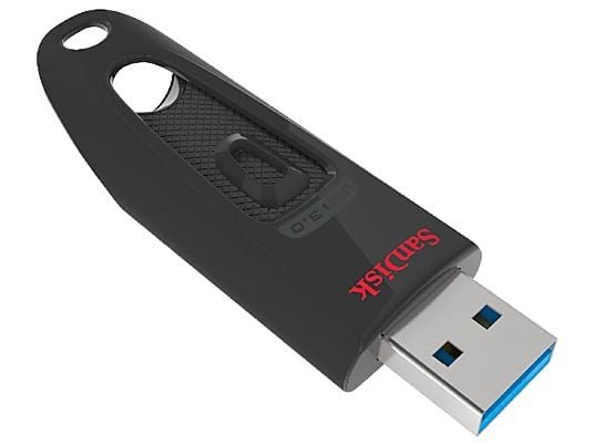 ASSET_MMS_168475916 SANDISK Ultra® USB 3.0 Flash-Laufwerk USB-Stick, 64 GB, 130 Mbit/s, Schwarz – Bild 1