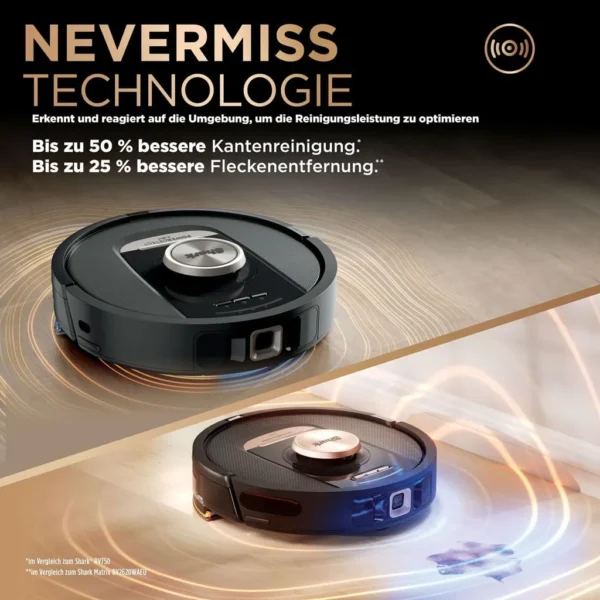 Shark PowerDetect NeverTouch Pro RV2800ZEEU Saugroboter mit Basisstation – Bild 7