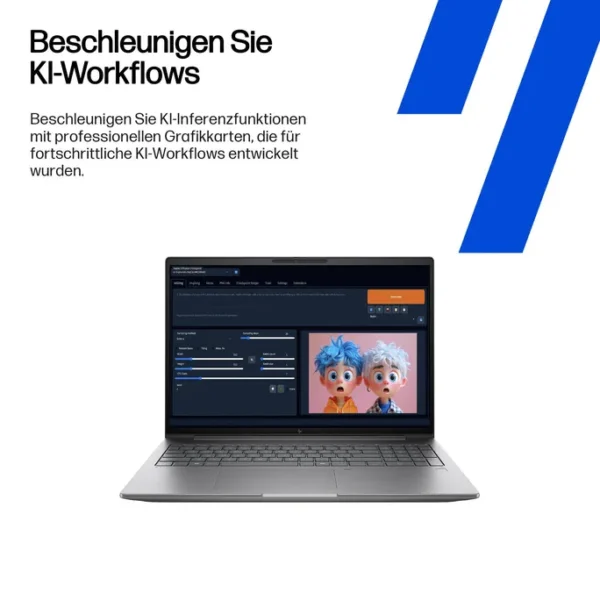 HP ZBook X G1i 16" WQXGA Core Ultra 7 255H 32GB/2TB RTX PRO 500 Win11 Pro C88GTES – Bild 2