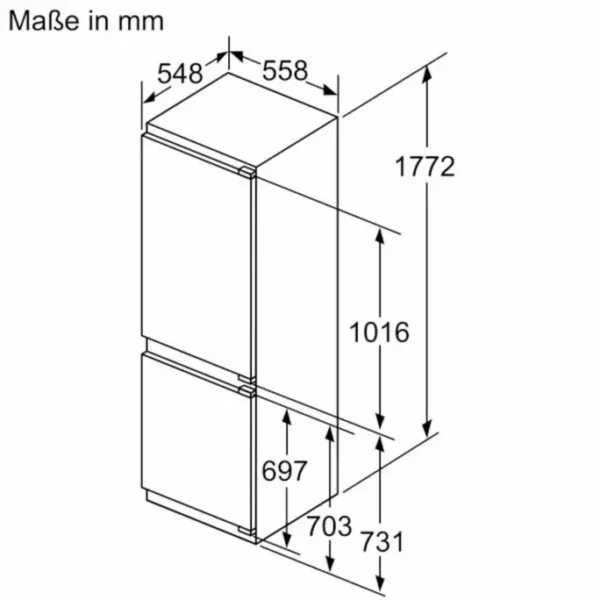 Siemens KI86NADD0 iQ500 Einbau-Kühl-Gefrier-Kombination – Bild 4