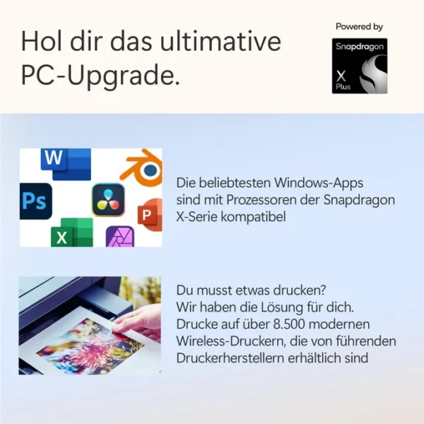 Surface Laptop Copilot+PC 13" Snapdragon® X Plus 16GB/256GB UFS PixelSense Flow Display WUXGA Touch Platinum – Bild 2