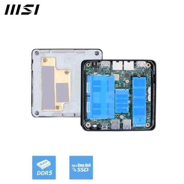 MSI Cubi NUC AI 1UMG-018BEU Mini PC Core Ultra 7 155H 0GB/0GB SSD nOS – Bild 5