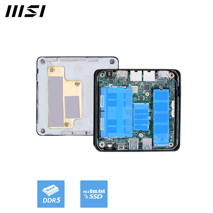 MSI Cubi NUC AI 1UMG-018BEU Mini PC Core Ultra 7 155H 0GB/0GB SSD nOS – Bild 5