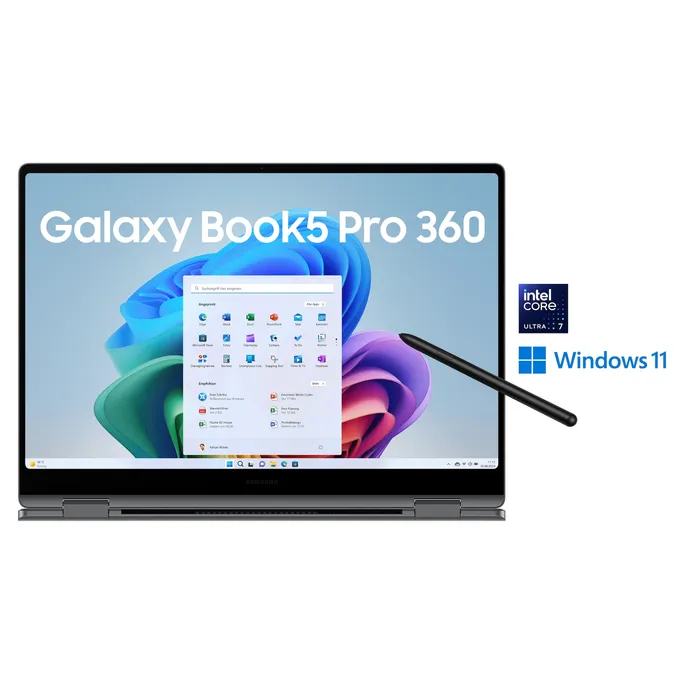 SAMSUNG Galaxy Book5 Pro 360 16" AMOLED Ultra 7 258V 32GB/1TB SSD Win11 Pro Copilot+PC – Bild 2