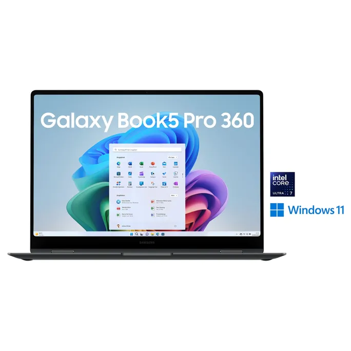 SAMSUNG Galaxy Book5 Pro 360 16" AMOLED Ultra 7 258V 32GB/1TB SSD Win11 Pro Copilot+PC – Bild 4
