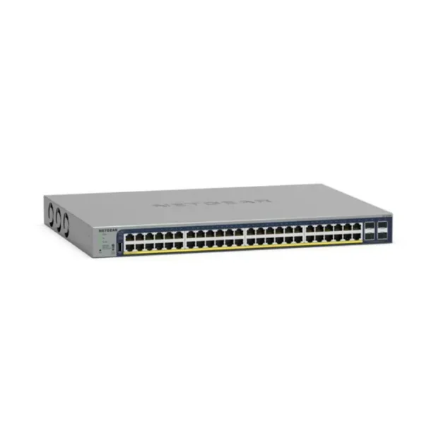 NETGEAR 28-Port PoE Gigabit Ethernet Smart Switch (GS728TP): Managed, optionales Insight-Cloud-Management, 24 PoE+ bei 190 W, 4 1G SFP, Desktop- oder Rack-Befestigung – Bild 3