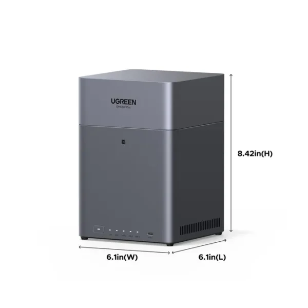 UGREEN NASync DH4300 Plus NAS System 4-Bay 32TB inkl. 4x Seagate IronWolf ST8000VN002 8 TB – Bild 2