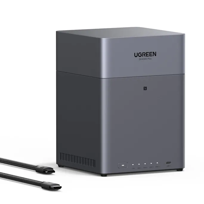 UGREEN NASync DH4300 Plus NAS System 4-Bay EU 16TB inkl. 4x Toshiba NAS HDD N300 – 4TB – Bild 4