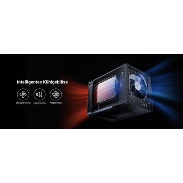 UGREEN NASync DXP4800 Plus NAS System 4-Bay 24TB inkl. 4x Seagate IronWolf ST6000VN006 6 TB – Bild 5