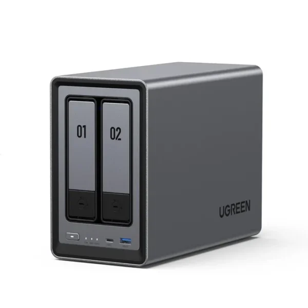UGREEN NASync DXP2800 NAS System 2-Bay 12TB inkl. 2x Seagate IronWolf ST6000VN006 6 TB – Bild 2