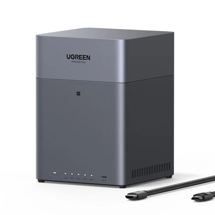 UGREEN NASync DH4300 Plus NAS System 4-Bay EU 16TB inkl. 4x Toshiba NAS HDD N300 – 4TB – Bild 2