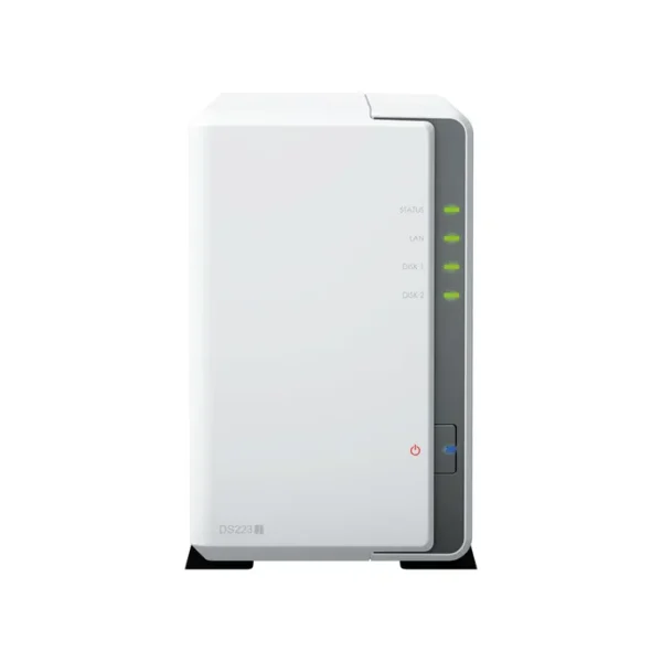 Synology DS223j NAS System 2-Bay 24 TB inkl. 2x 12 TB Synology HDD HAT3310-12T – Bild 2