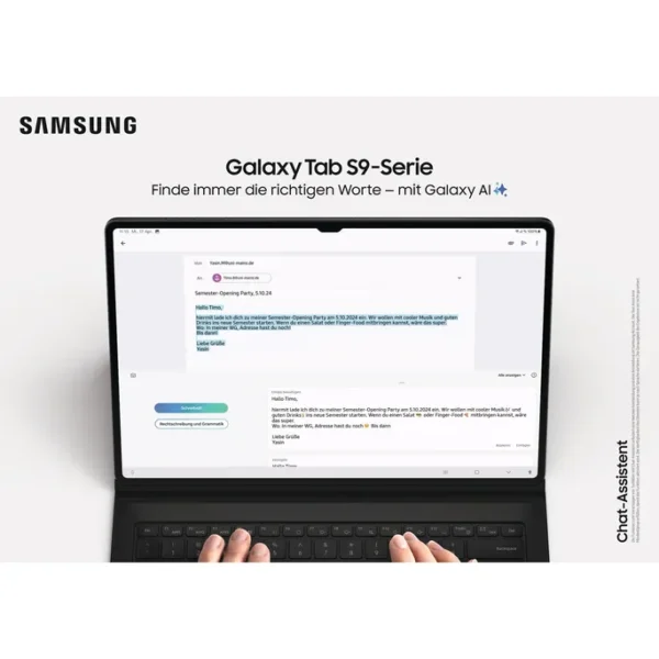 Samsung GALAXY Tab S9 X716B EE 5G 128GB graphite Android 13.0 Tablet – Bild 2
