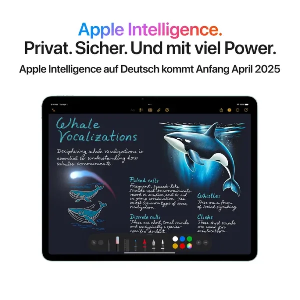 Apple iPad Air 11" 2025 Wi-Fi + Cellular 256 GB Violett MCG34TY/A – Bild 5
