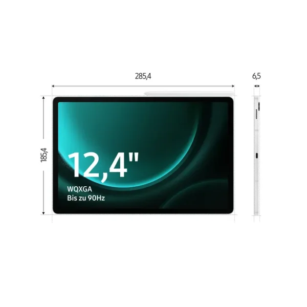 Samsung GALAXY Tab S9 FE+ X610N WiFi 256GB grau Android 13.0 Tablet – Bild 5
