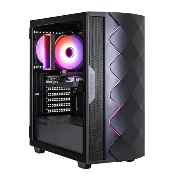 Hyrican GAMEMAX MegaDeal Diamond BK SET2695 7795 Ryzen 5 5500 16GB 1TB SSD RTX 5050 + MSI PRO MP2412 Monitor 60cm (24") – Bild 2