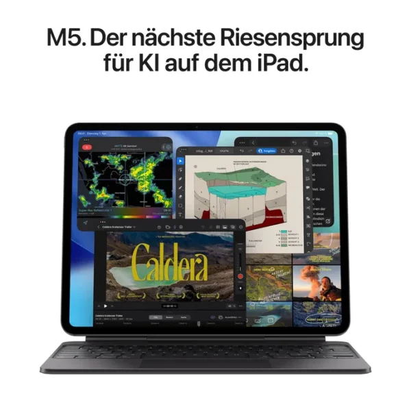 Apple iPad Pro 11" 2025 Wi-Fi 2TB Space Schwarz Nanotexturglas MDWW4TY/A – Bild 4