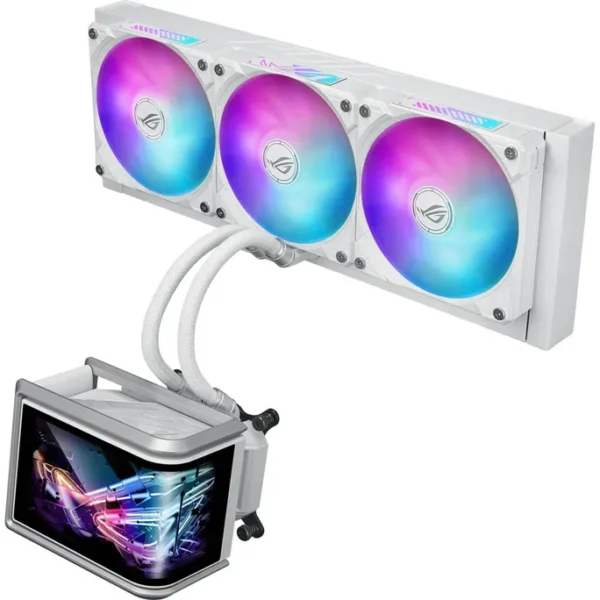 ASUS ROG RYUO IV SLC 360 ARGB weiß Komplettwasserkühlung für CPUs – Bild 3