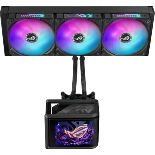 ASUS ROG RYUO IV SLC 360 ARGB Komplettwasserkühlung für AMD und Intel CPUs schwarz – Bild 3