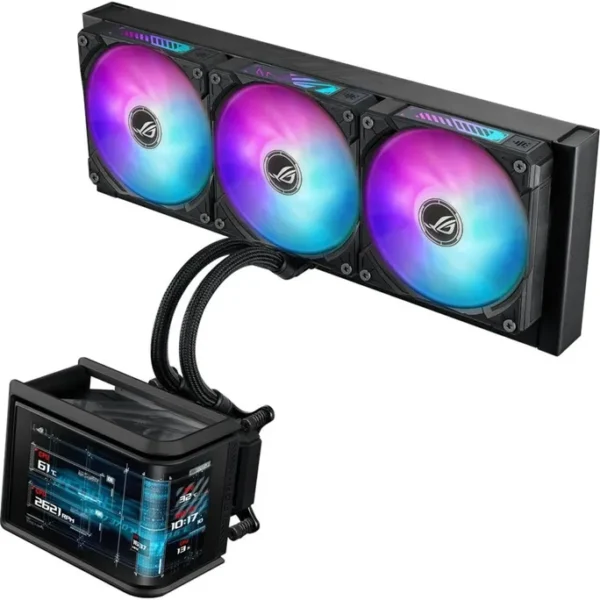 ASUS ROG RYUO IV SLC 360 ARGB Komplettwasserkühlung für AMD und Intel CPUs schwarz – Bild 4