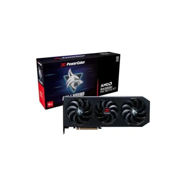 POWERCOLOR AMD Radeon RX 9070 XT Hellhound OC 16GB GDDR6 Grafikkarte HDMI/3xDP – Bild 2