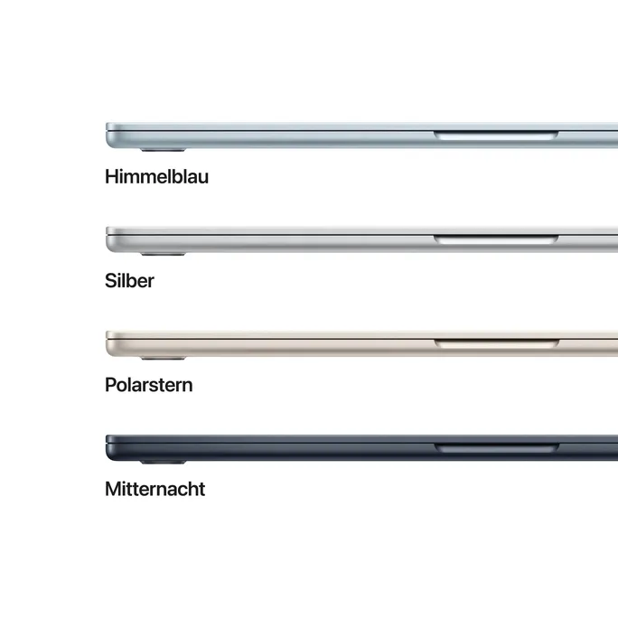 Apple MacBook Air 15,3" 2025 M4/24/1TB SSD 10C GPU Polarstern BTO – Bild 3
