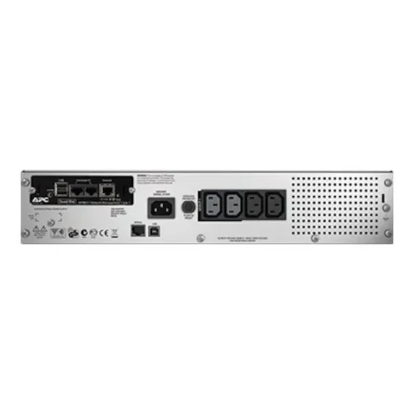 APC Smart UPS SMT750RMI2UNC, 750VA, Rack, 4x C13, AVR, Display, NMC, Überspannungsschutz – Bild 3