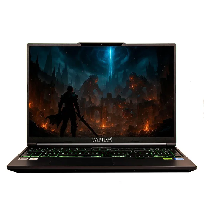 Captiva Notebook Highend Gaming I95-054GE 16" WQXGA Core i7-14650HX 64GB/2TB SSD RTX5070 Win 11