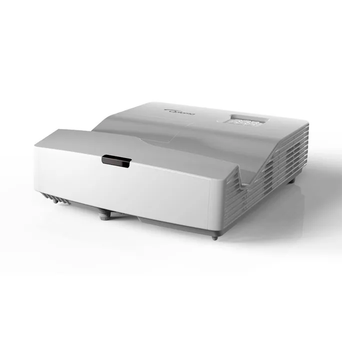 Optoma W340UST WXGA DLP Ultra Kurzdistanz Projektor 4000 Lumen HDMI/VGA/USB/Klinke/LAN Weiß