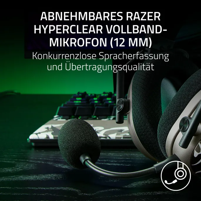 Razer Blackshark V3 Pro NiKo Edition, Kabelloses Gaming Headset | PC-Series, Hybrid ANC, 2.4Ghz, Bluetooth, USB-C, 3.5 mm Klinke – Bild 3