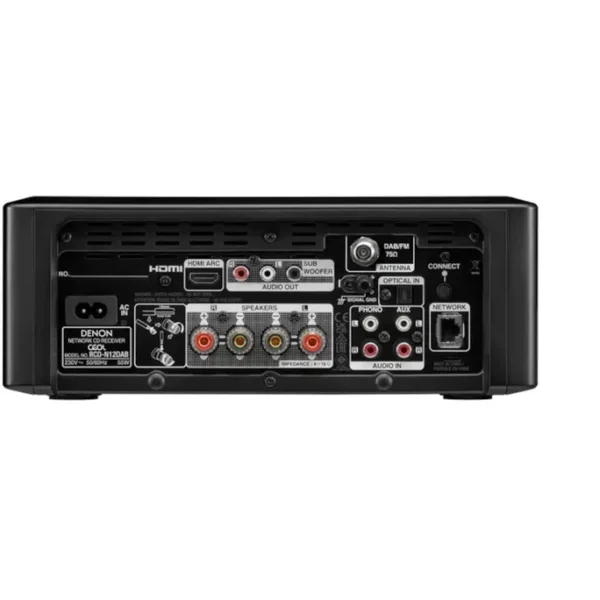 Denon CEOL N-12DABBKE2 CD-Kompaktanlage HEOS Multiroom Bluetooth schwarz – Bild 4