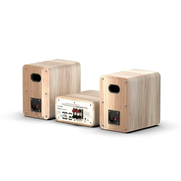 Pure Classic Stereo Mini Stereoanlage DAB+/FM, Bluetooth, CD, USB weiß/Eiche – Bild 4