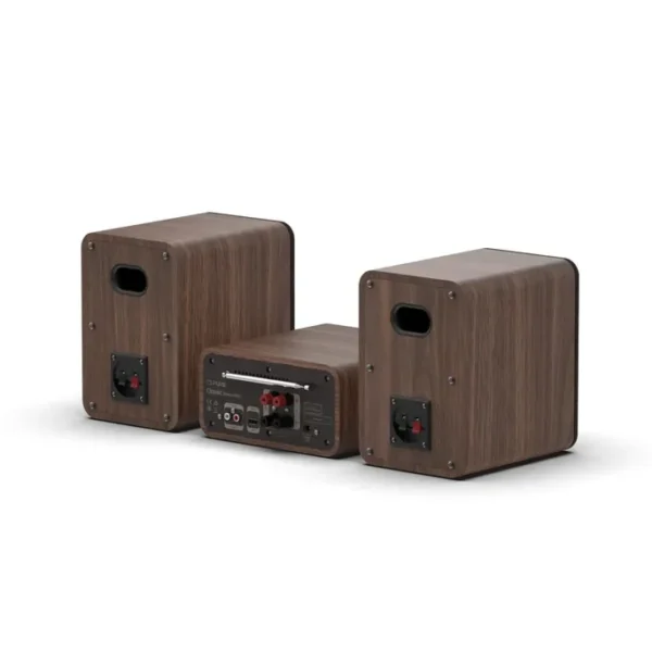Pure Classic Stereo Mini Stereoanlage DAB+/FM, Bluetooth, CD, USB braun/Walnuss – Bild 2