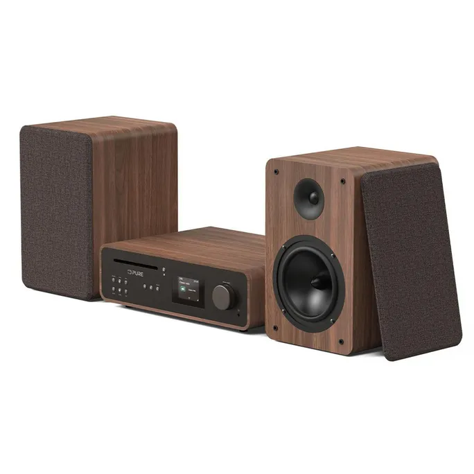 Pure Classic Stereo Coffee Black/Walnut EU/UK – Bild 3