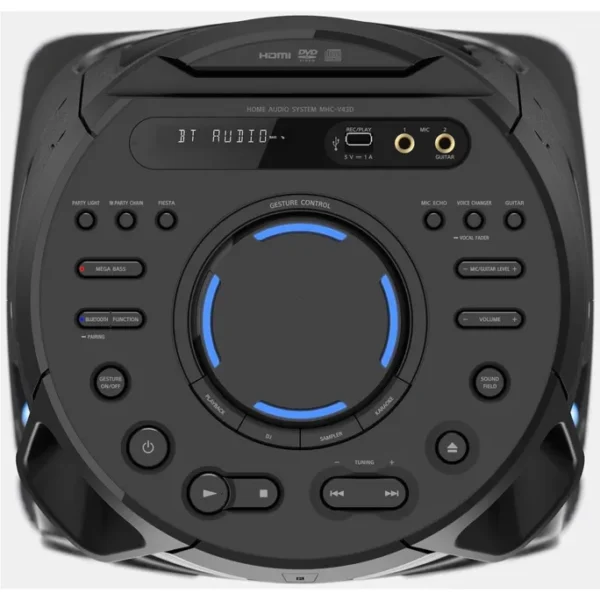 Sony MHC-V43D - Tragbarer Bluetooth Partylautsprecher - schwarz – Bild 3