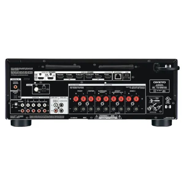 Onkyo TX-NR6100M2 7.2 AV Netzwerk Receiver THX WLAN BT Atmos Sonos zertif. – Bild 5