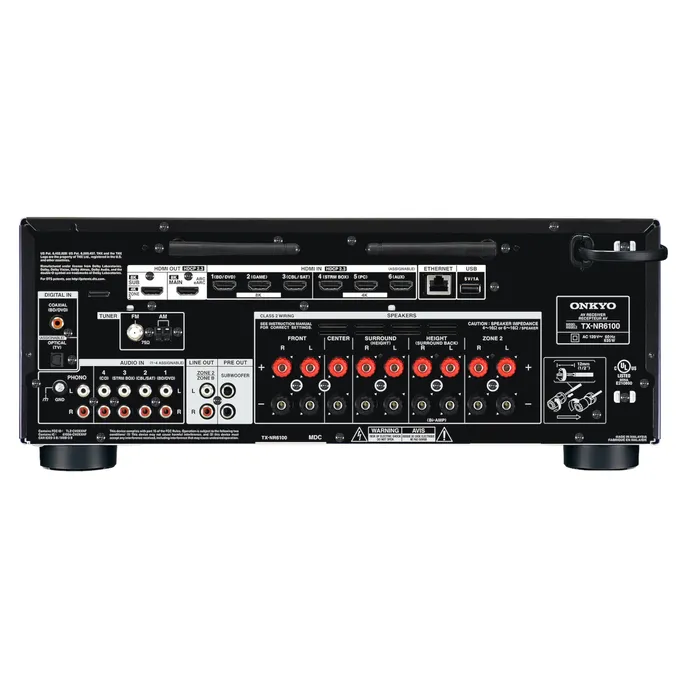 Onkyo TX-NR6100M2 7.2 AV Netzwerk Receiver THX WLAN BT Atmos Sonos zertif. – Bild 5