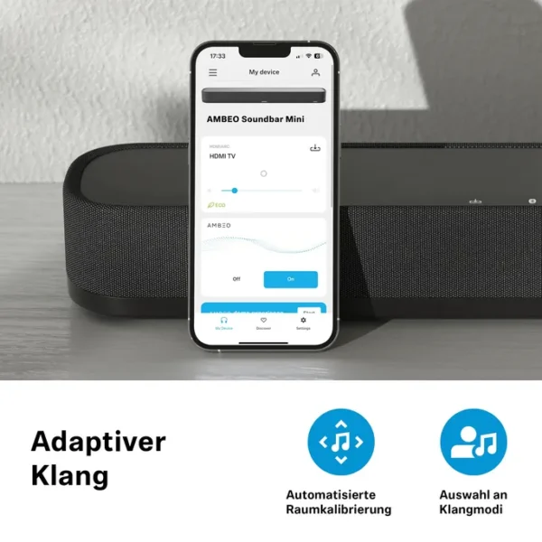 Sennheiser AMBEO Soundbar | Mini, schwarz – Bild 2