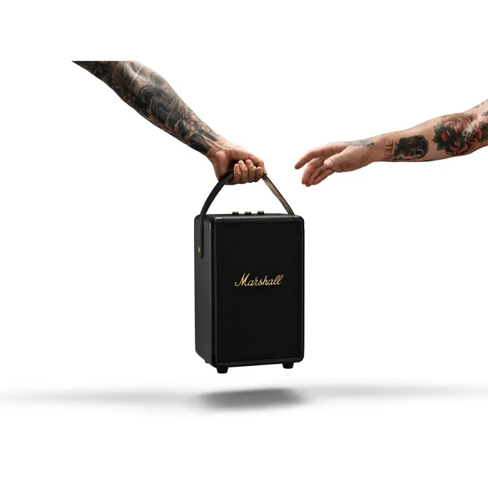 Marshall Tufton Tragbarer Bluetooth Lautsprecher black & brass – Bild 2