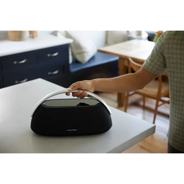 Harman Kardon Go+Play 3 Design Bluetooth-Lautsprecher mit Subwoofer Schwarz – Bild 2