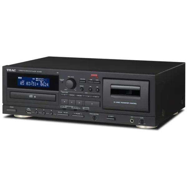 TEAC AD-850-SE CD- & Kassettenspieler mit USB Schwarz – Bild 2