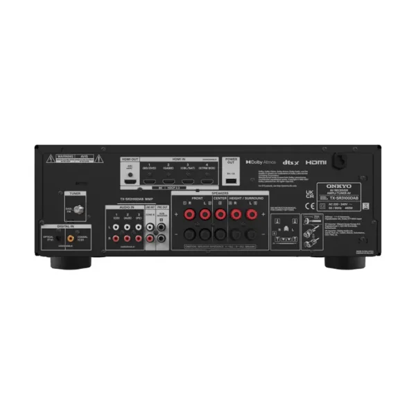 Onkyo TX-SR3100 5.2 AV Receiver 4K/8K HDR10+ Dolby Atmos Bluetooth schwarz – Bild 3